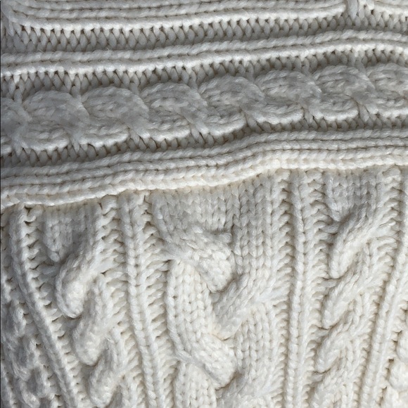 Michael Kors Cablemock sweater bone🆕 - Picture 9 of 11